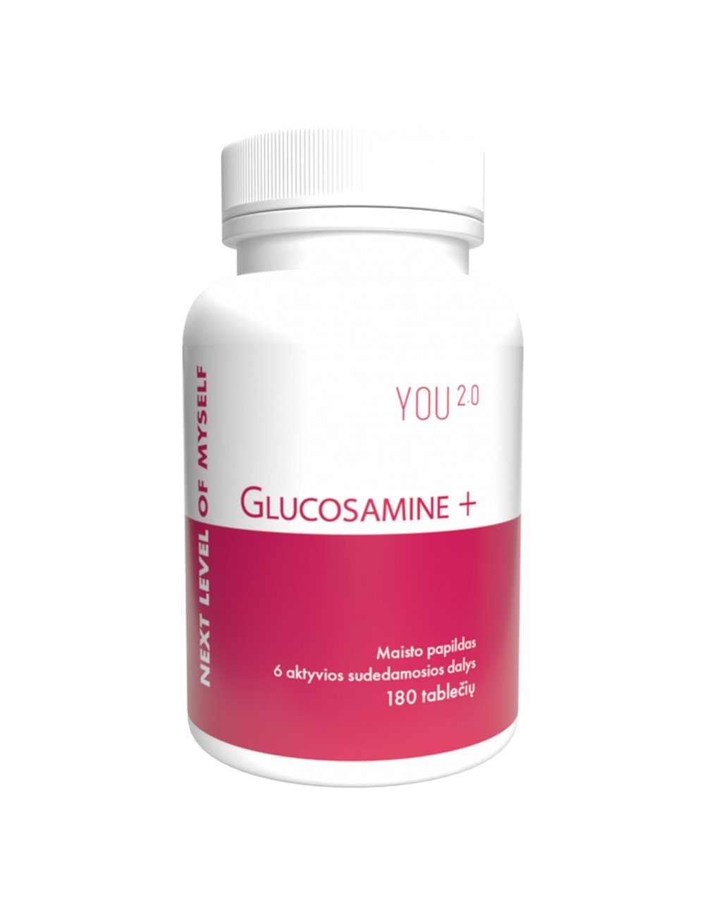 YOU 2.0  GLUCOSAMINE+, maisto papildas, 180 tab.